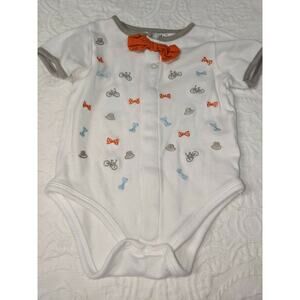 Harry & Violet boys sz. 18 mo. one piece snap shirt w/tie. Adorable details, fun